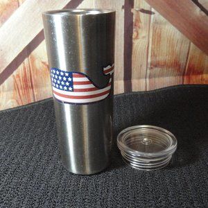 Vineyard Vines Stainless Steel Travel Cup Tumbler 22 oz~Used~missing str…